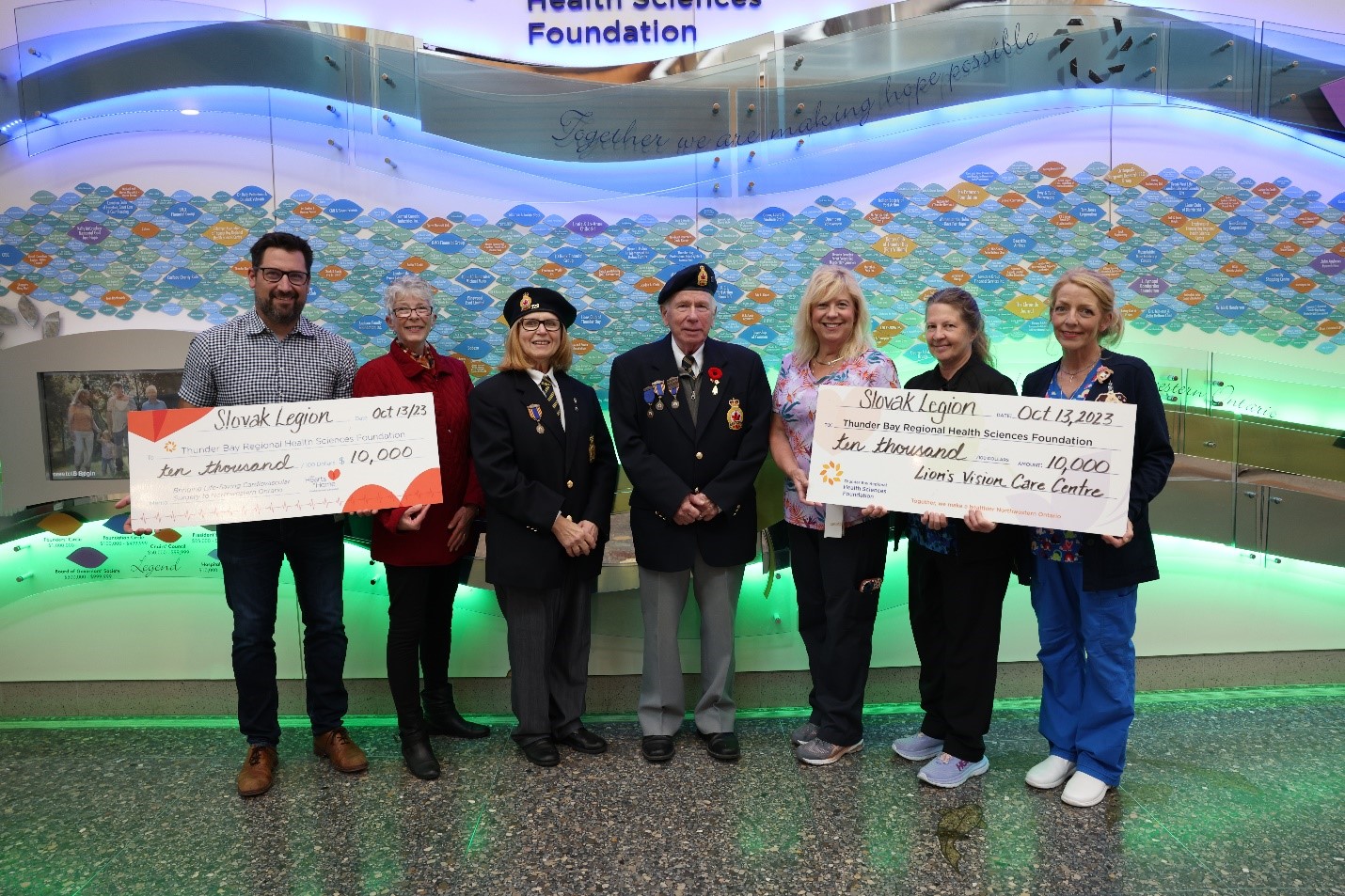 The Slovak Legion Branch #129's Southside Poppy Campaign Supports Local Healthcare in a Big Way! 