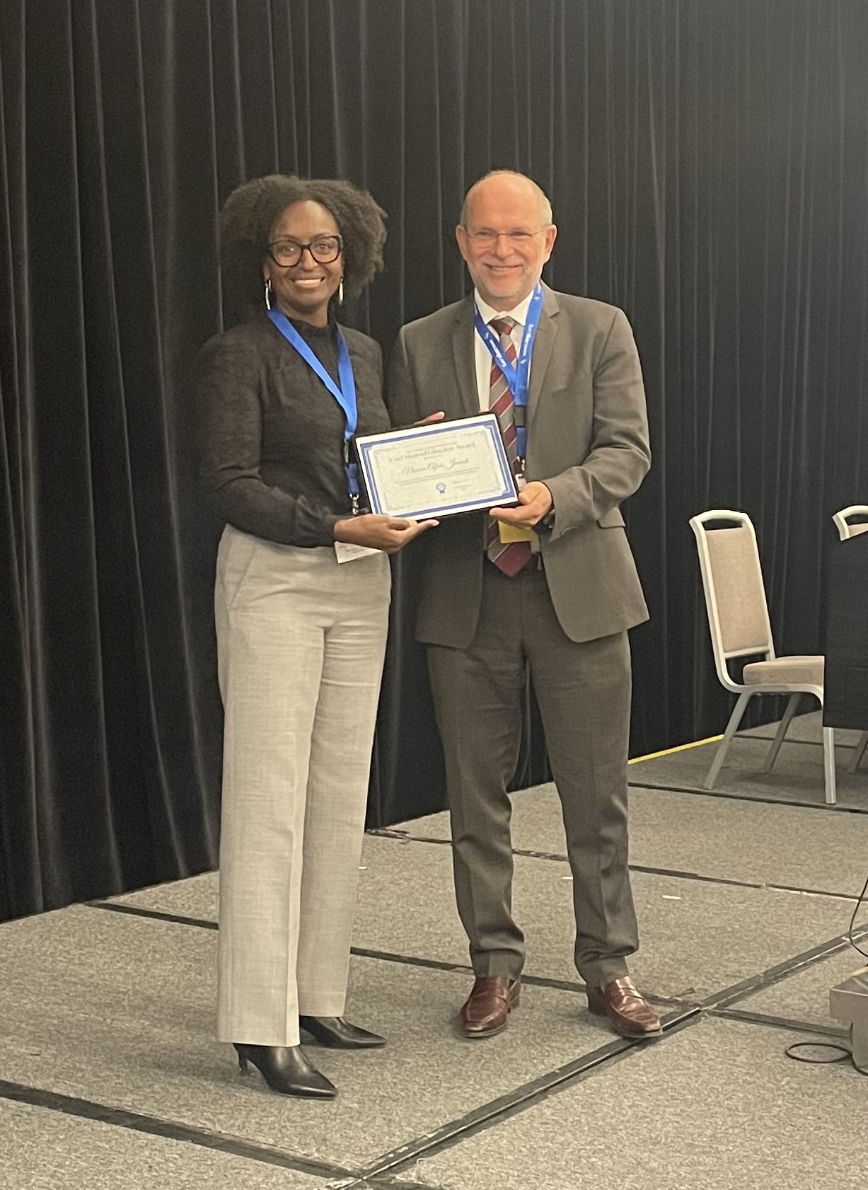 Dr. Naana Jumah - Recipient of the 2023 Carl Nimord Educator Award